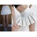 NWT Adidas Stella McCartney Zippered pleated Tennis Skirt S Small white
