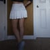 NWT Adidas Stella McCartney Zippered pleated Tennis Skirt S Small white