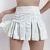 NWT Adidas Stella McCartney Zippered pleated Tennis Skirt S Small white