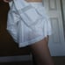 NWT Adidas Stella McCartney Zippered pleated Tennis Skirt S Small white