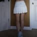 NWT Adidas Stella McCartney Zippered pleated Tennis Skirt S Small white