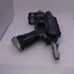 Nerf Black Blaster Cosplay Painted Silver Nightfinder Custom Mod Larp Pistol