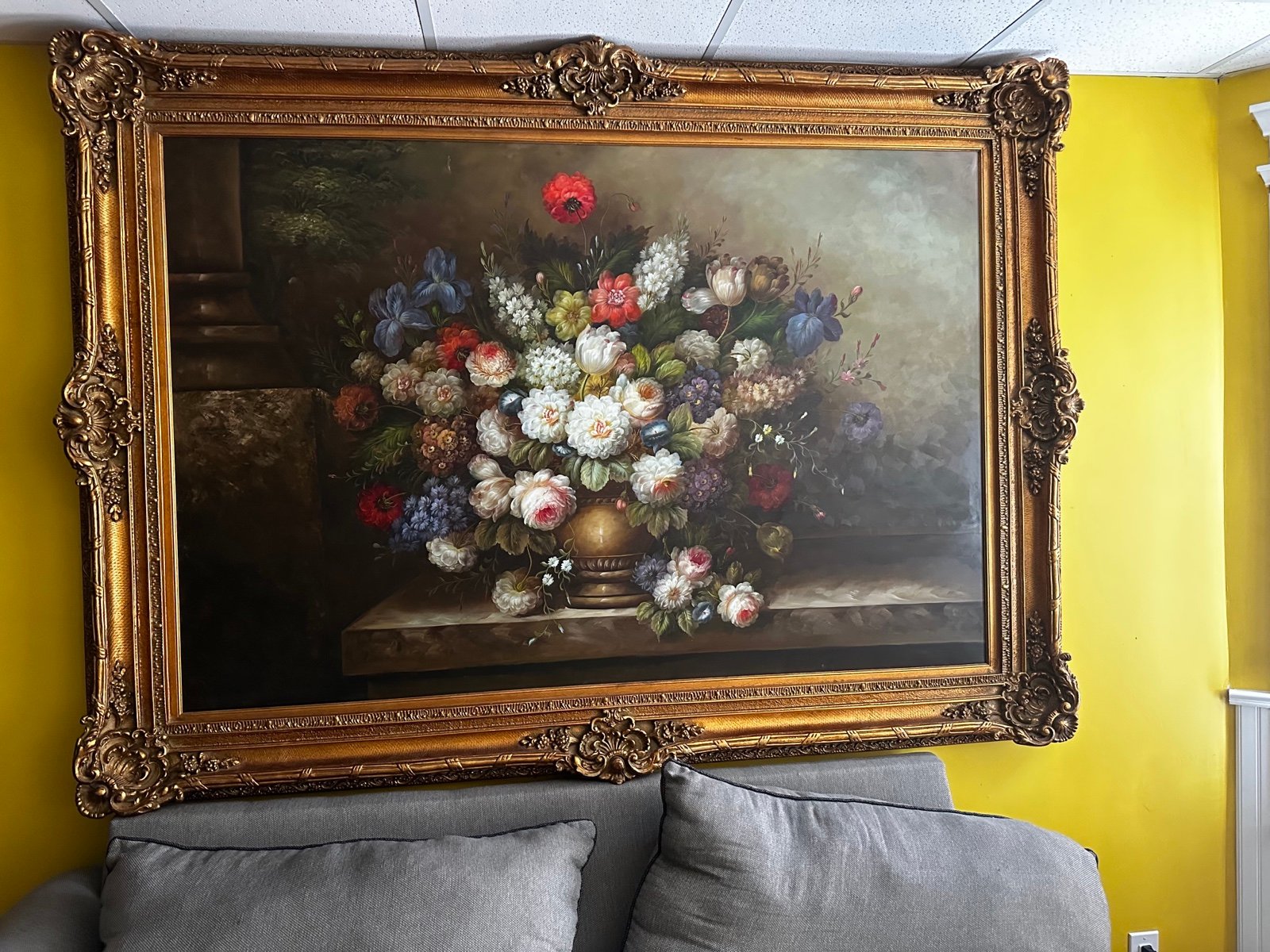Large living room painting