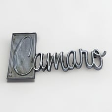 1971-1973 Chevy CAMARO Rear Trunk Emblem GM# 9869701 Vintage