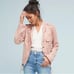 Rails Rowan pink blush button drawstring utility jacket S