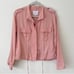 Rails Rowan pink blush button drawstring utility jacket S