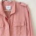 Rails Rowan pink blush button drawstring utility jacket S