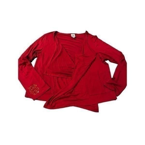 Florida State University FSU Seminoles Red Cardigan Sweater size XL