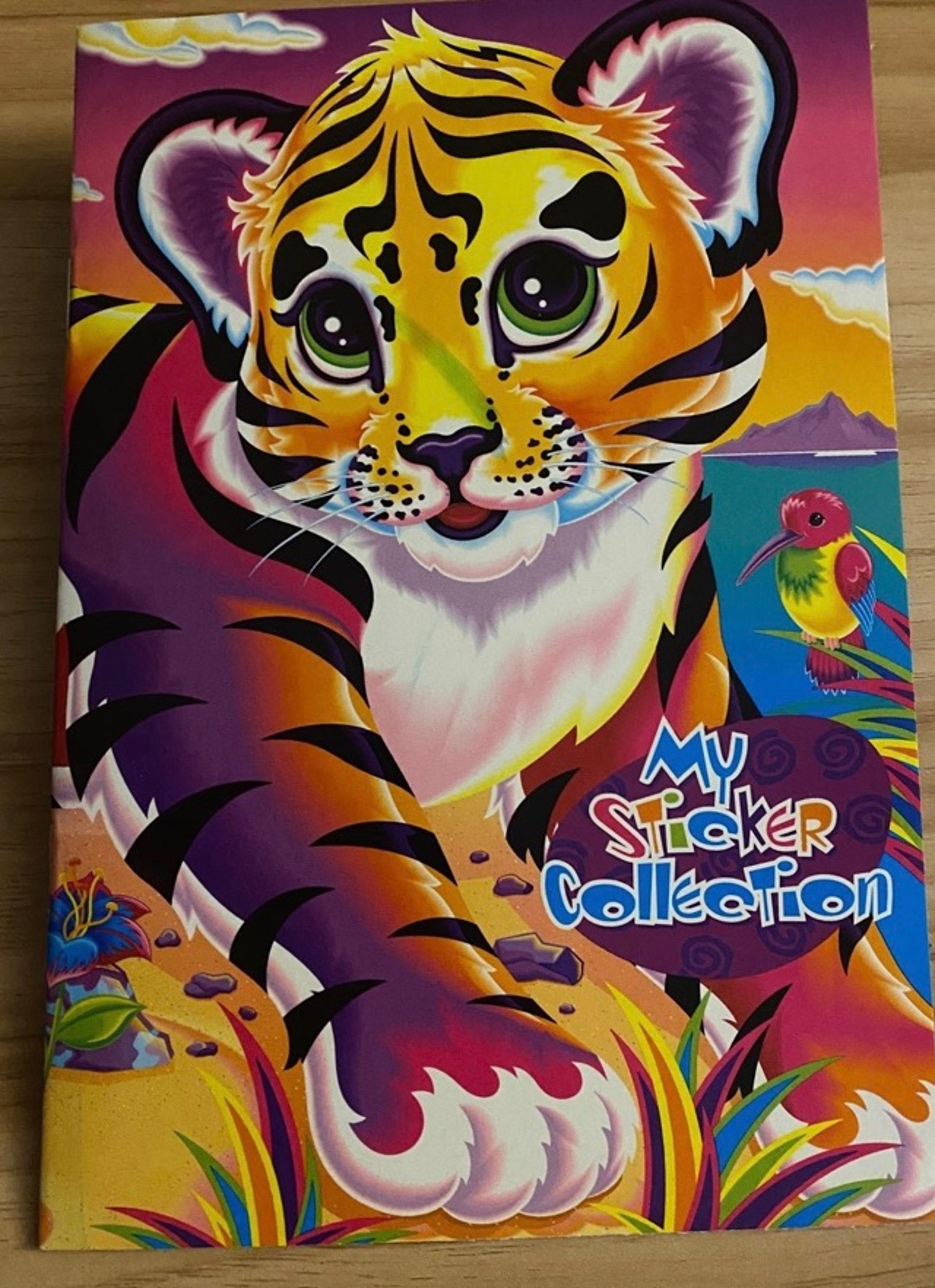 Lisa Frank sticker book