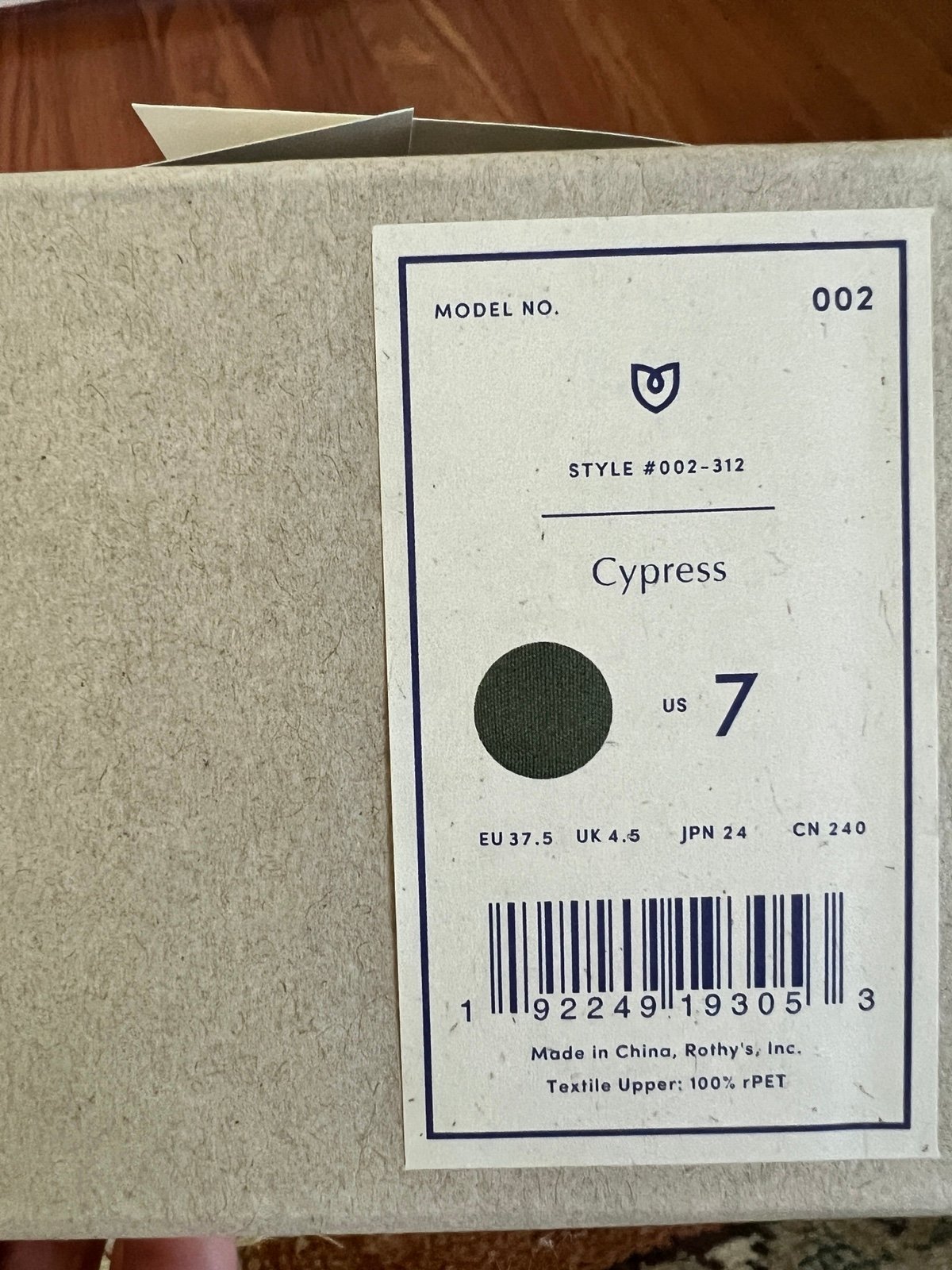 New Rothys Points Cypress - detail