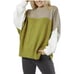 Free People NWT Easy Street Color Block Tunic Sweater Oversized women warm