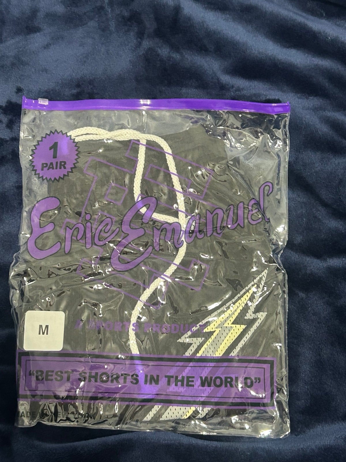 Eric Emanuel black mesh shorts