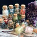 16 Geniune Tumbled Crystal Jars 5ml Full Set! Witch altar spells