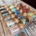 16 Geniune Tumbled Crystal Jars 5ml Full Set! Witch altar spells