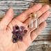 16 Geniune Tumbled Crystal Jars 5ml Full Set! Witch altar spells