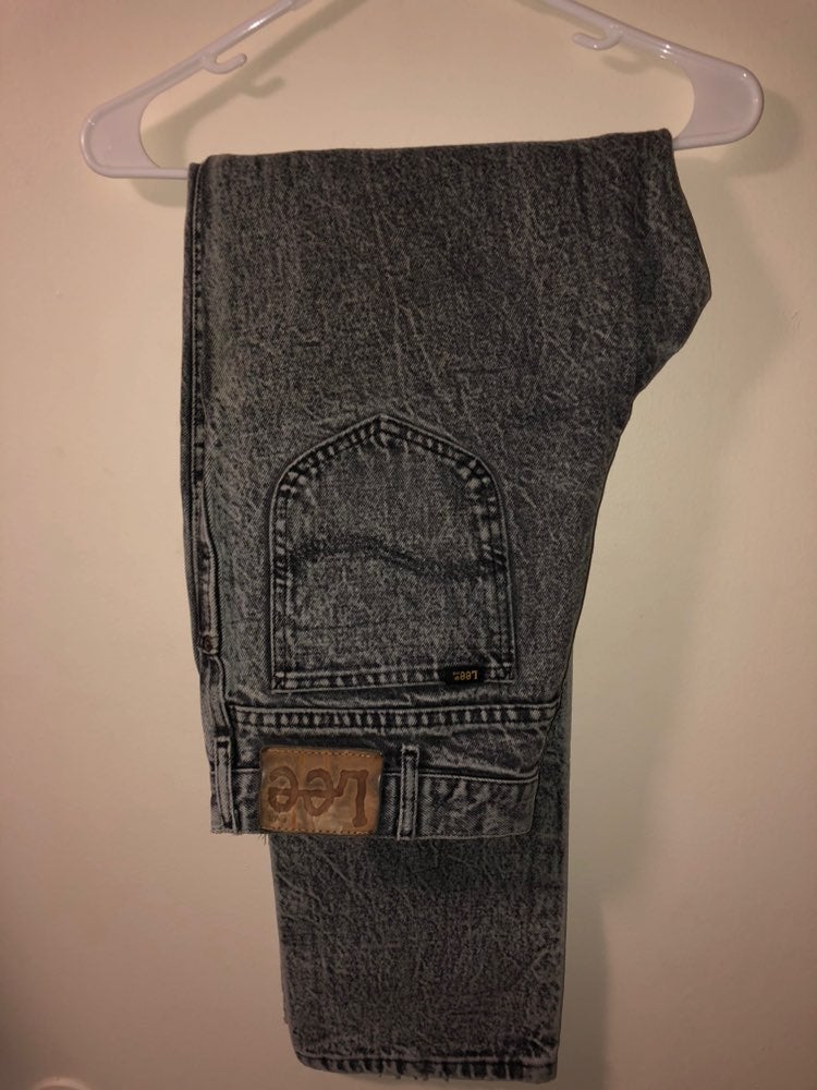 Vtg Lee Riders Acid wash jeans~Sz:36/32