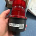 241276 New In Box; Federal Signal LP3P-120R Red Low Profile Strobe Light 120VAC