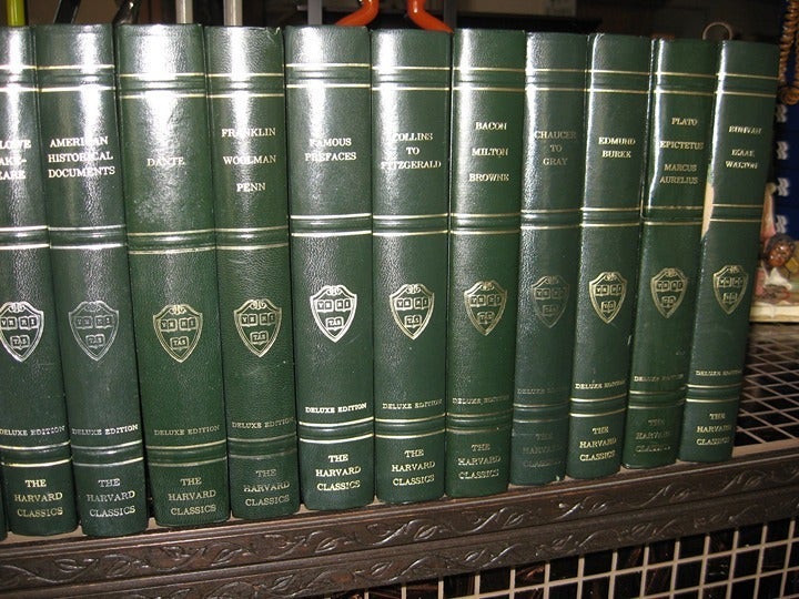 The Harvard Classics: Deluxe Edition (full green leather