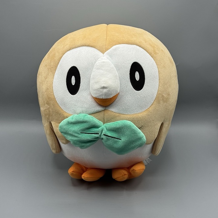 Pokemon Center Exclusive Limited Rowlet Plush 12" Doll Stuffed Toy