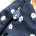 Alice + Olivia Weekender Duffle Bag Black Daisy Print