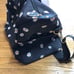 Alice + Olivia Weekender Duffle Bag Black Daisy Print