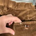Polo Ralph Lauren Vintage Y2K Brown Corduroy Embroidered Straight Leg Pants 32