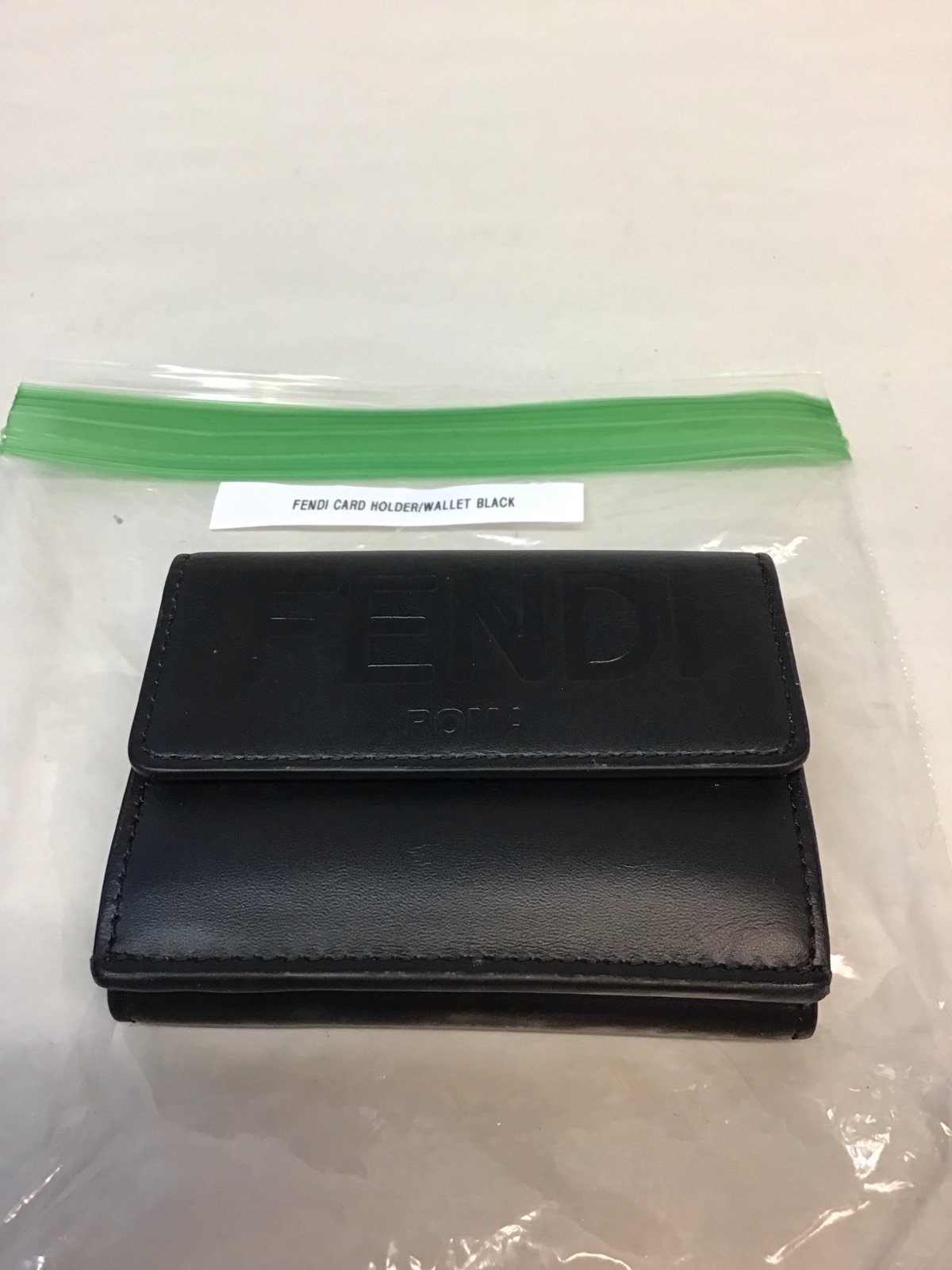 FENDI Roma Leather Micro Tri-fold Wallet *Read*