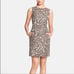 Kate Spade New York Autumn Leopard domino dress sheath size 6 pockets NWOT