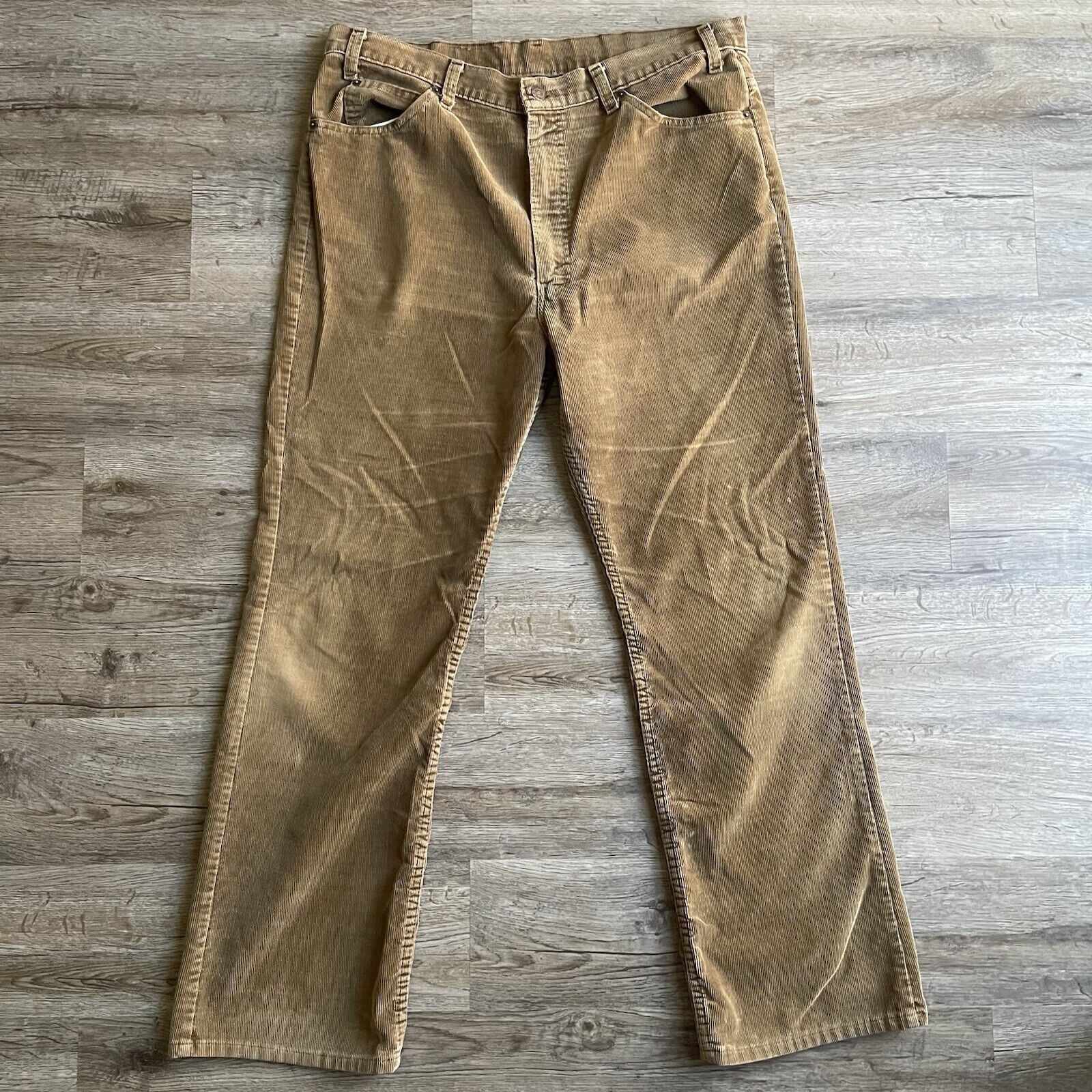 VTG Levis 517 Corduroy Pants Brown Boot Cut 80s Retro USA Size 38x31