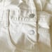 NEW Madewell Petite Straight-Leg Overalls in Tile White LP NWT Large