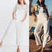 NEW Madewell Petite Straight-Leg Overalls in Tile White LP NWT Large