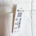NEW Madewell Petite Straight-Leg Overalls in Tile White LP NWT Large