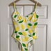 KATE SPADE Lemon One Piece Swimsuit M