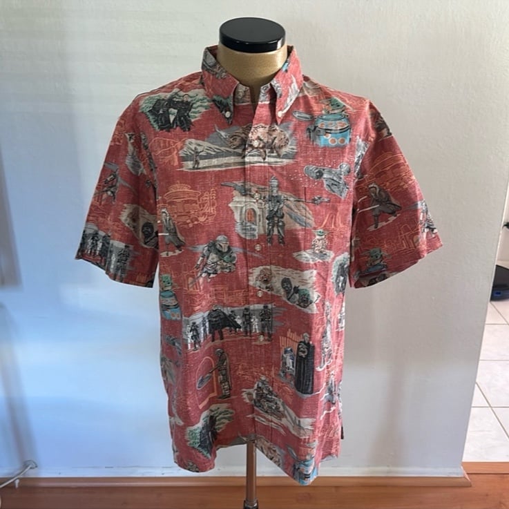 Reyn Spooner Star Wars Mandalorian Button Front Shirt