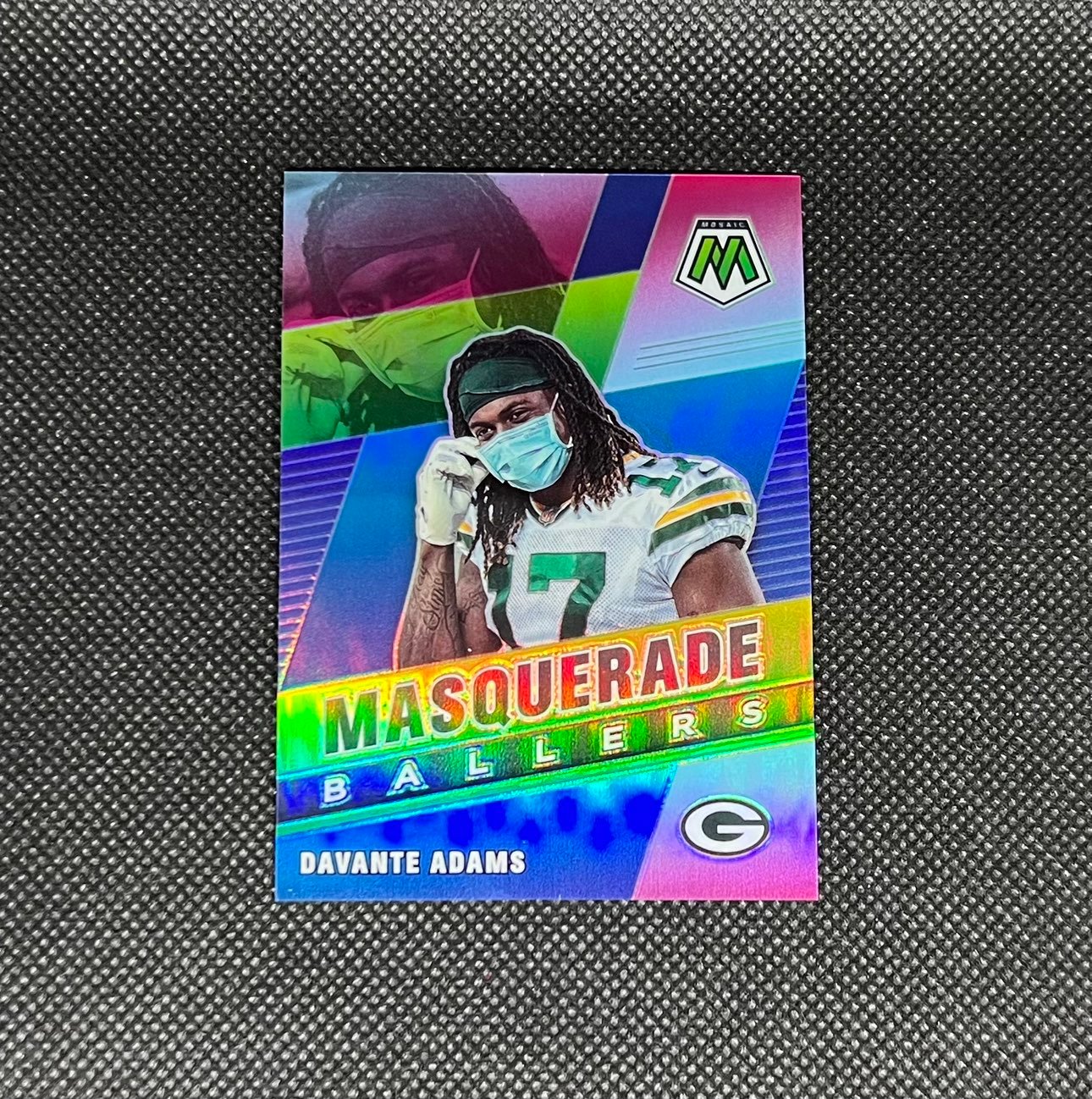 2021 Panini Mosaic Davante Adams Masquerade Ballers CASE HIT SP SSP Packers #13