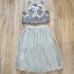 NWOT Donna Morgan Beatrix 2 Pc Embroidered Dress Set Sz 4