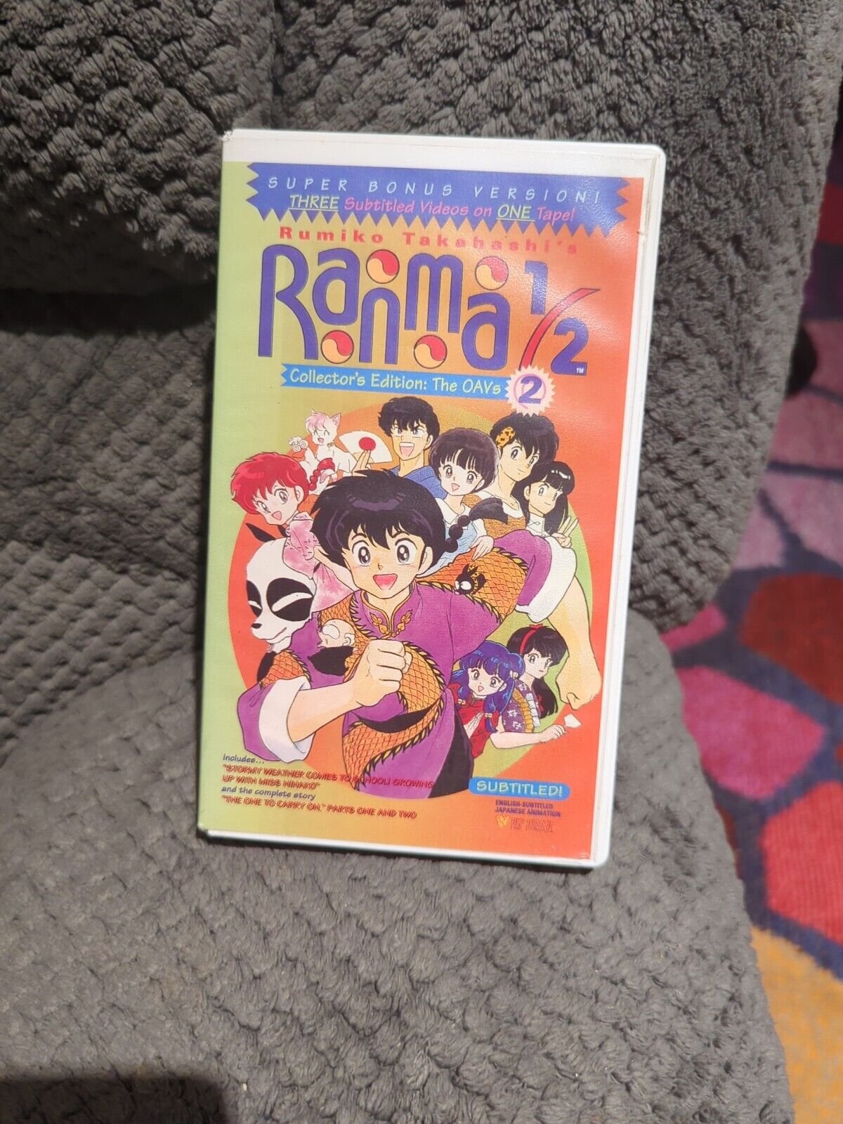 Ranma 1/2 THE OAV’s 2 VHS Subtitled COLLECTORS EDITION Subbed Rare Hard Case