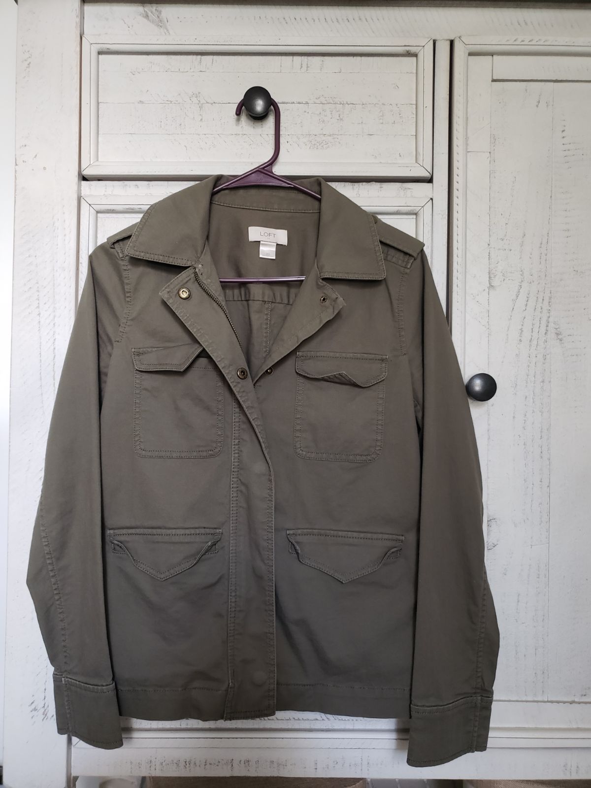 The loft green military jacket