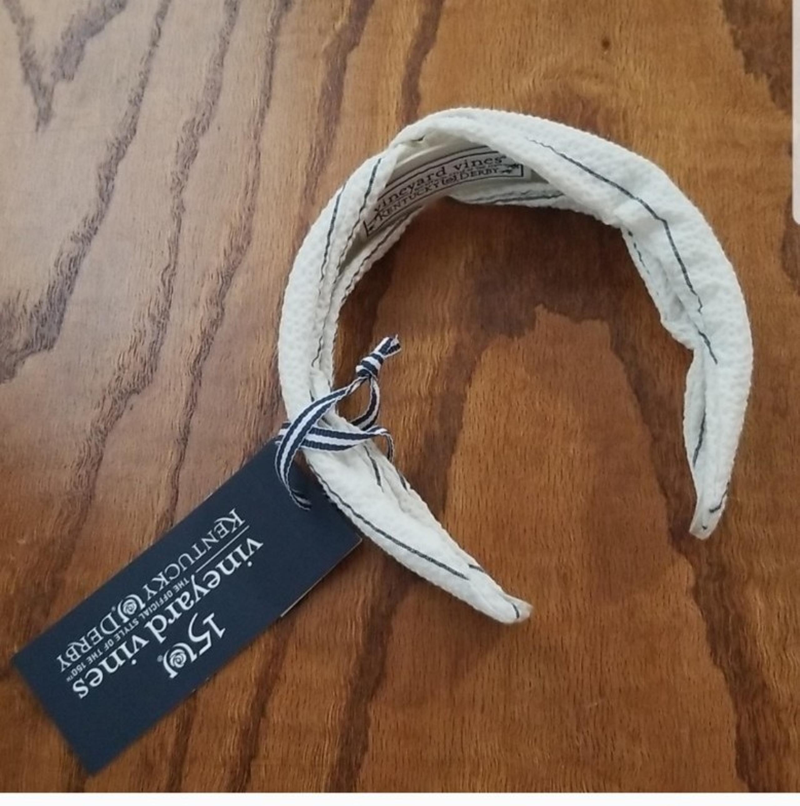 NEW! Vineyard Vines Kentucky derby seersucker headband NWT