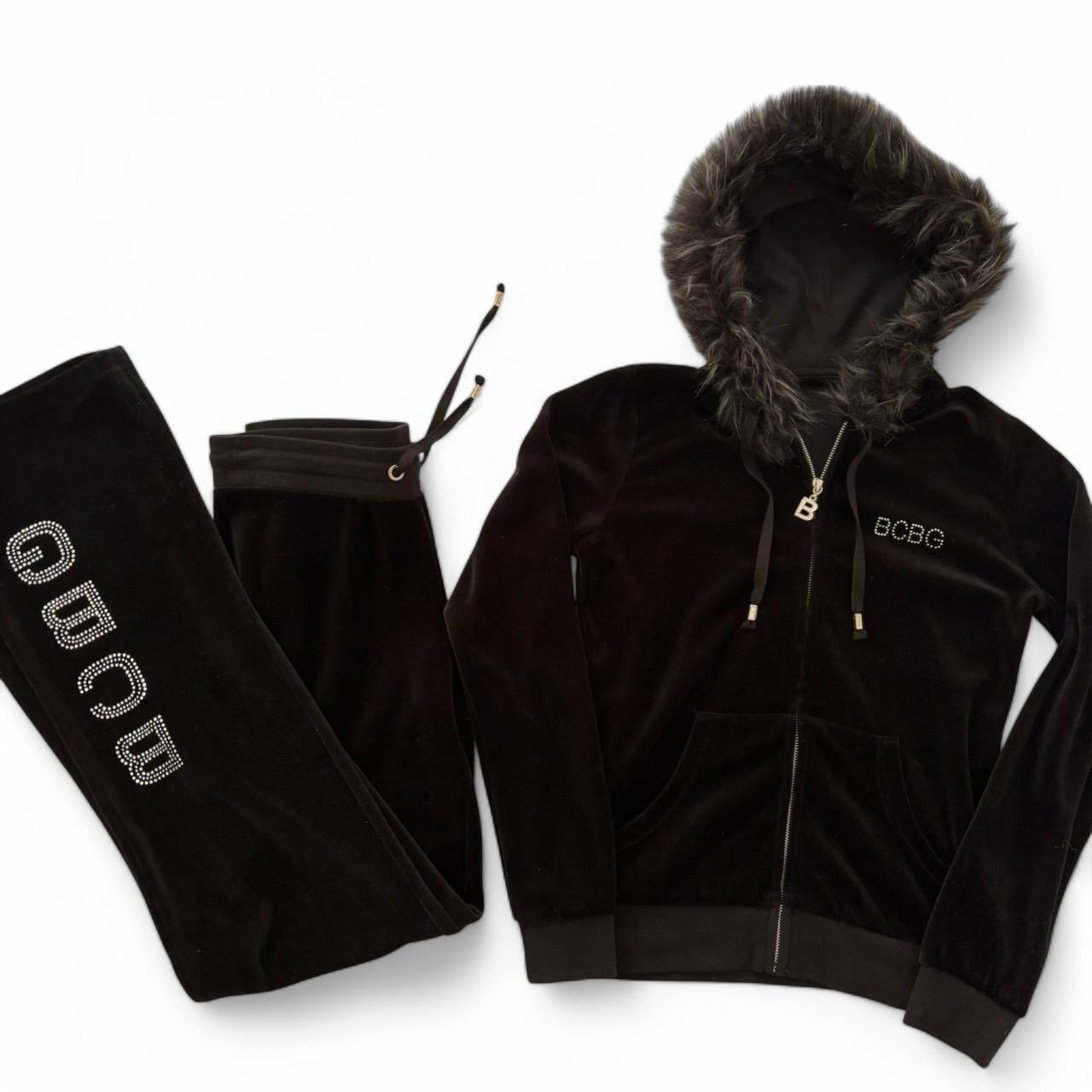 BCBG FUR TRACKSUIT