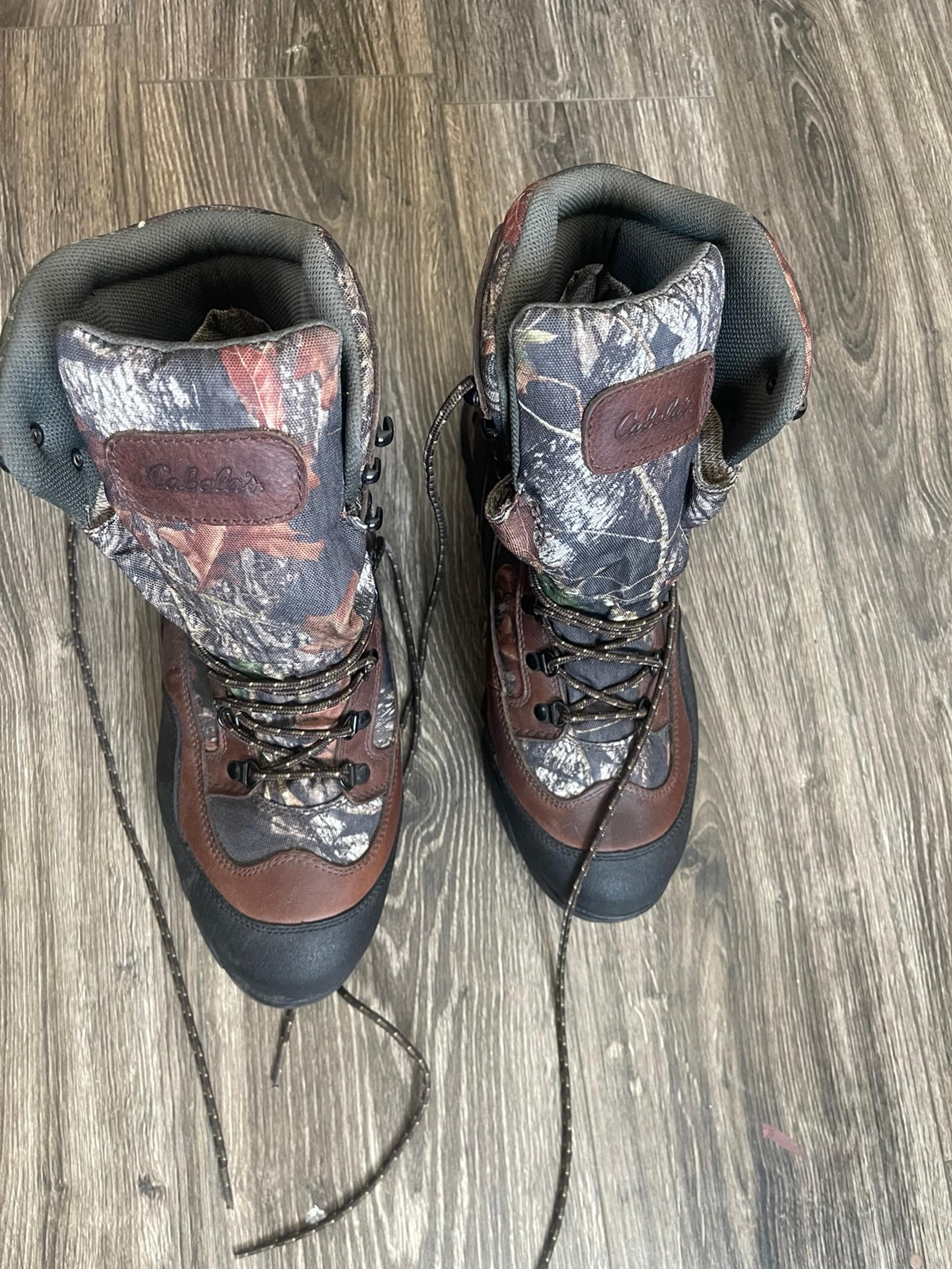 Cabelas Camo Hunting Boots mens Size 13