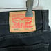 Levi Strauss & Co Black 505 Regular Fit Jeans Size 34x30
