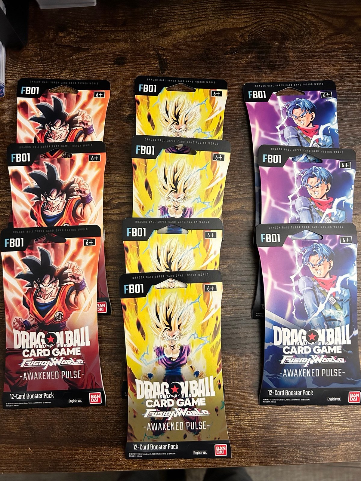 Dragonball Super Fusion World FB01 30 Blister Packs