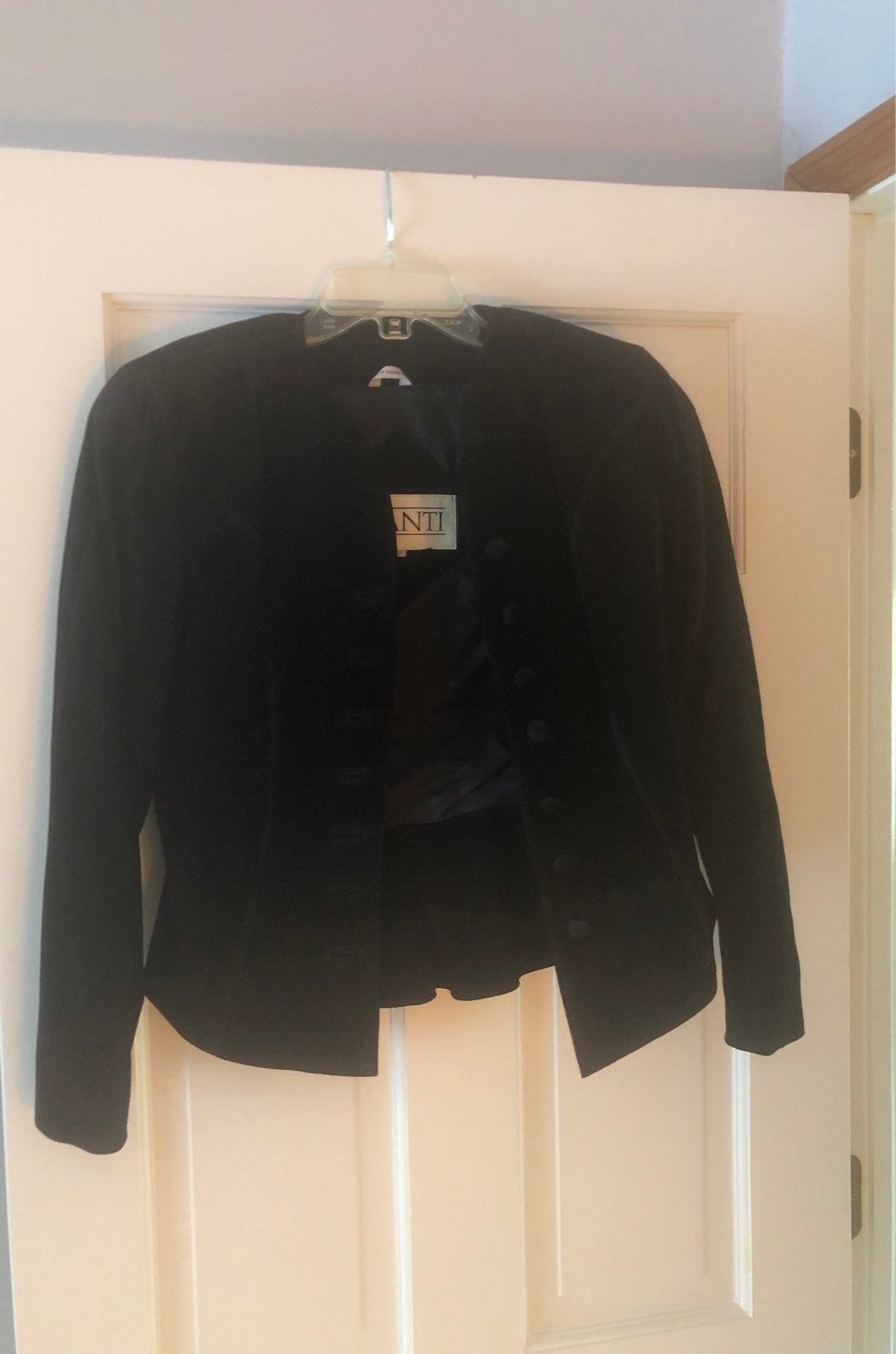 Suede jacket and skirt