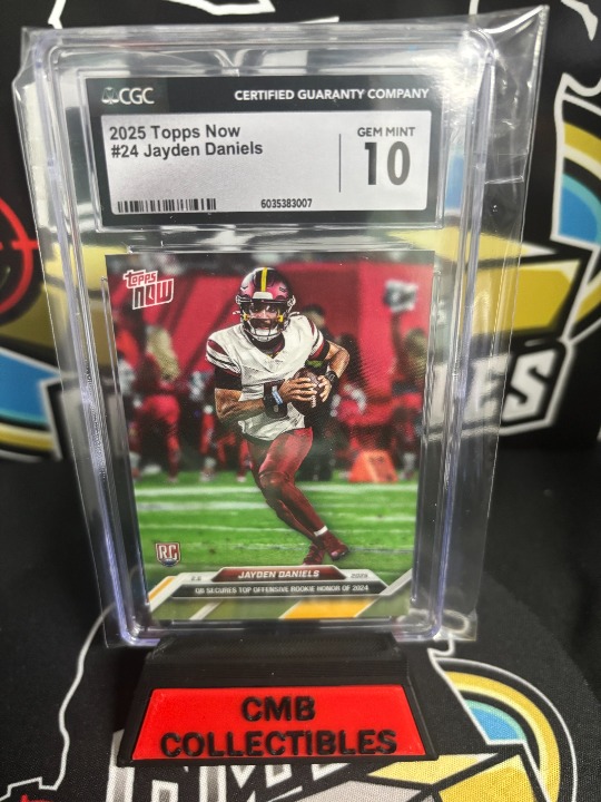 2025 Topps Now Jayden Daniels RC #24 CGC 10. Read description.