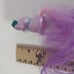 Vintage Littlest Pet Shop LPS Jeweled Pup Figure With Crown & Pink Purple Hair