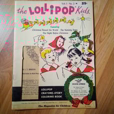 MEGA RARE MAGAZINE FOR CHILDREN THE LOLLIPOP KIDS PRINTED IN SPFLD, MA. 1959