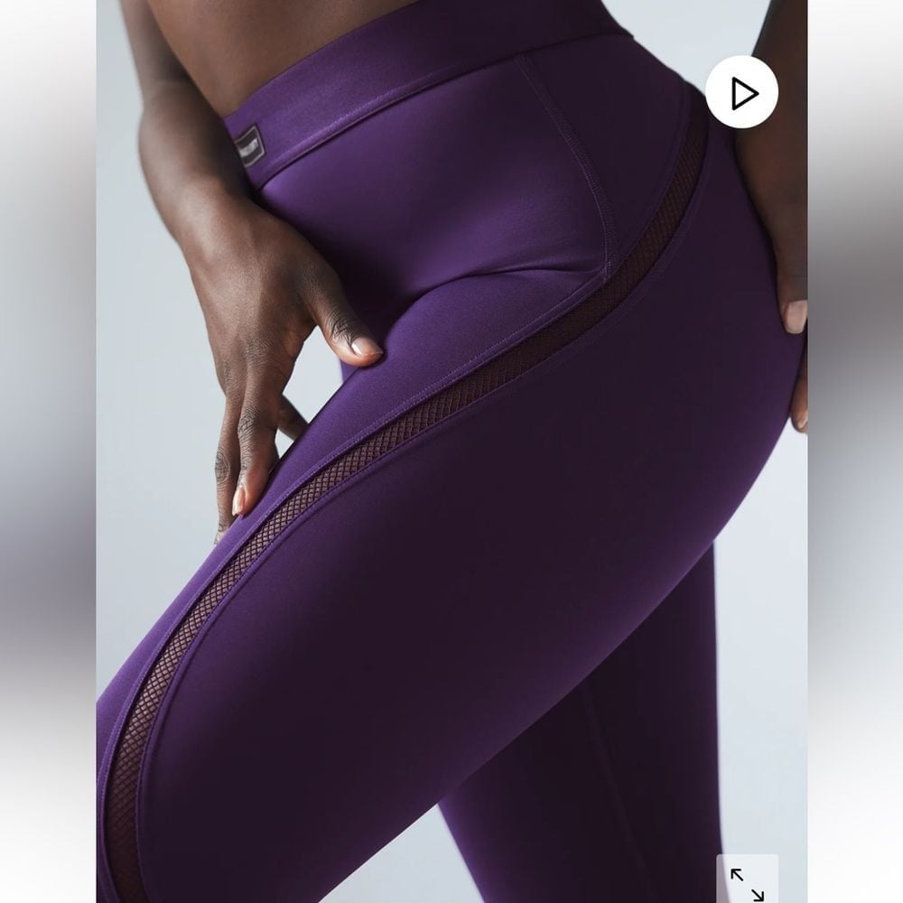 NEW Savage x Fenty Purple Flow High Waist Trimmed Sexy Legging Plus Size 2X