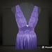 Vintage *RARE* Olga 92210 Nightgown Gown Full Sweep Nylon Lace Top Sz L Hyacinth
