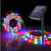 5m Solar 150LED Strip Light Flexible Tape Lamp Outdoor Garden Decor Lights